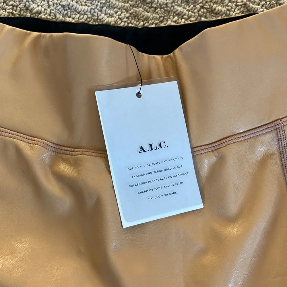 NWT A.L.C. Emilie Faux Leather High Waist Leggings - Picture 11 of 11